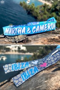 ibiza wedding wristbands