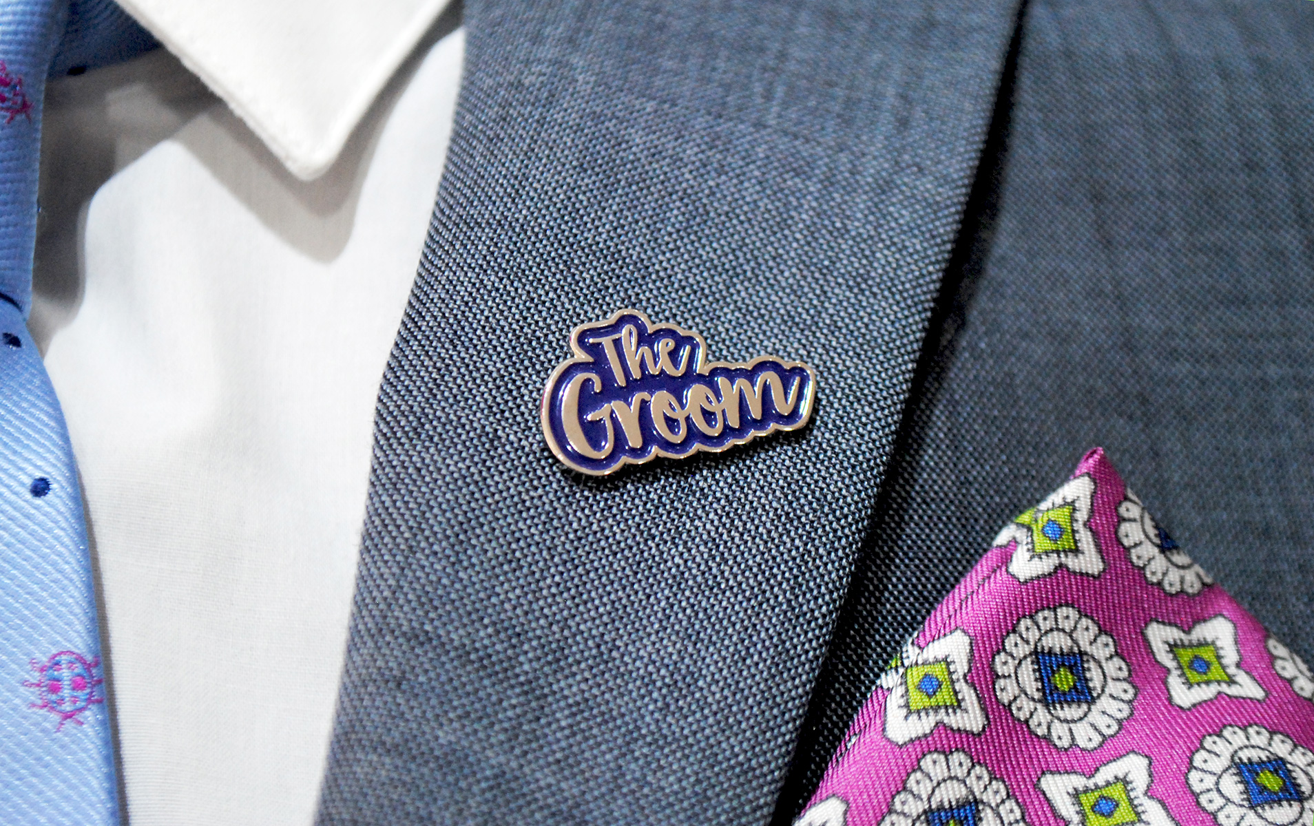 the groom enamel pin wedding stag accessory groom gift