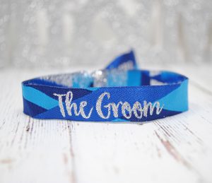 the groom wedding stag do party wristband