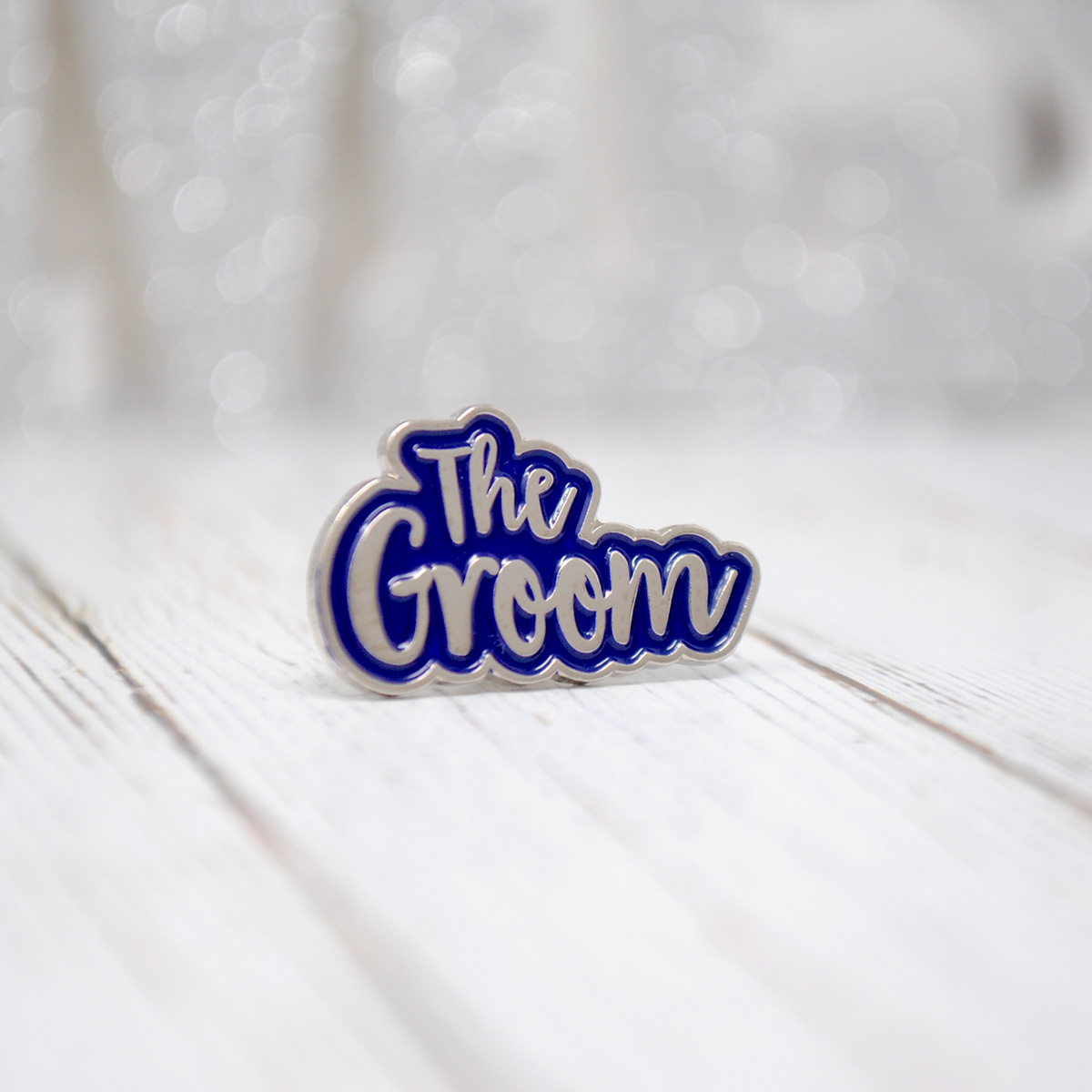 the groom wedding stag party enamel pin badge