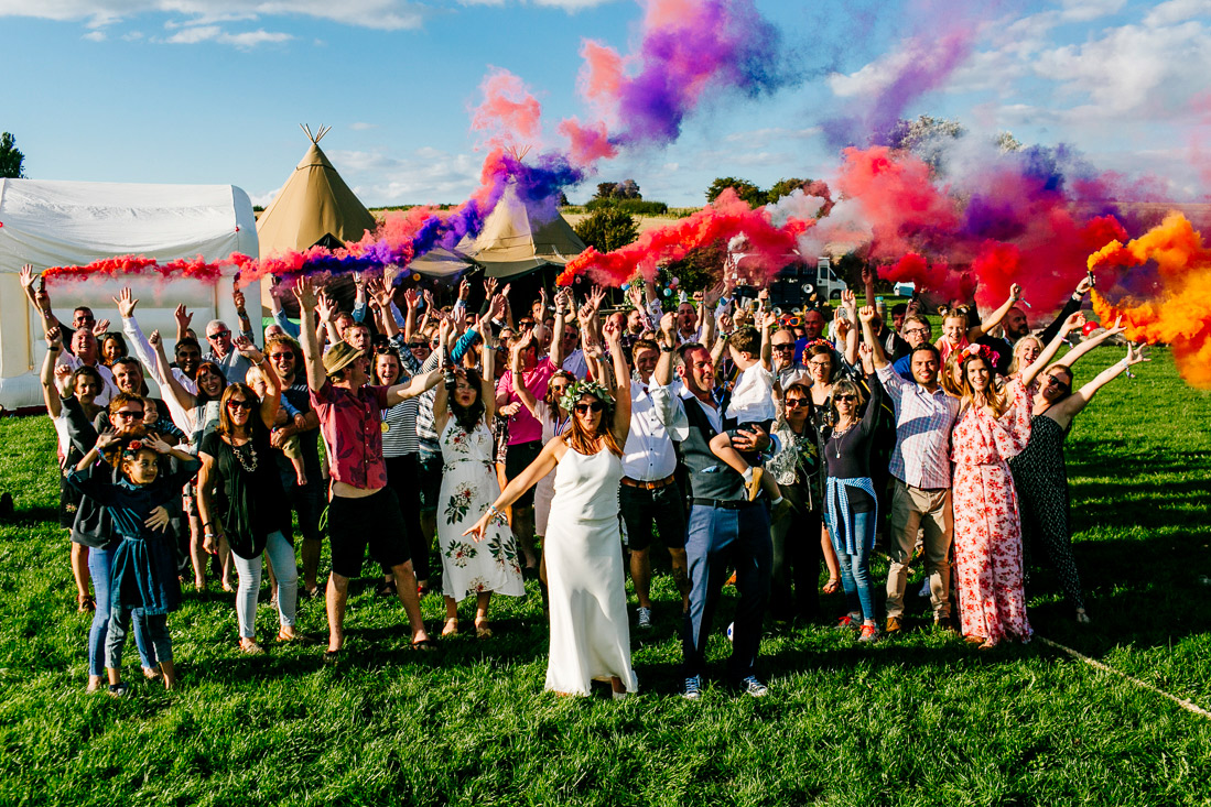 epic festival wedding