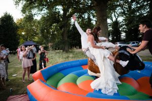 festival wedding bucking bronco