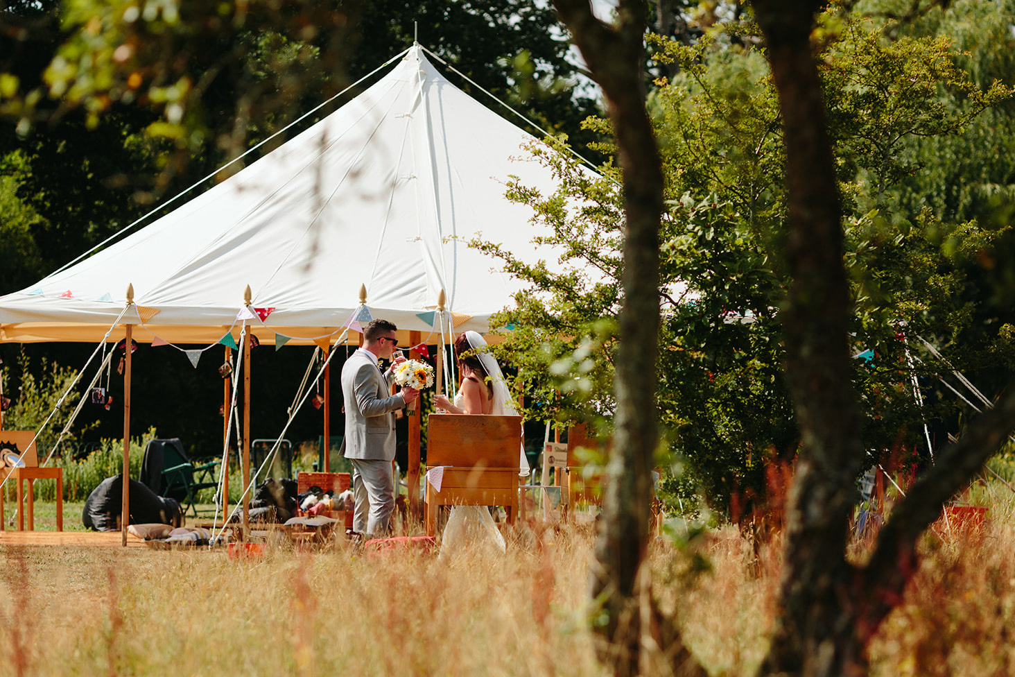 festival wedding tent