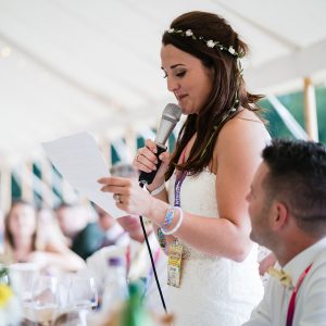 festival weddings bride speech wristbands lanyards wedfest