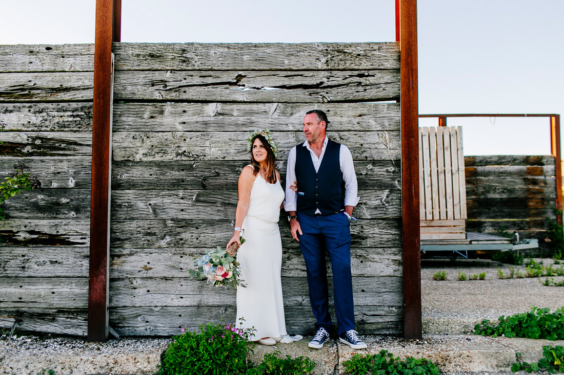 fun festival sussex wedding bride and groom