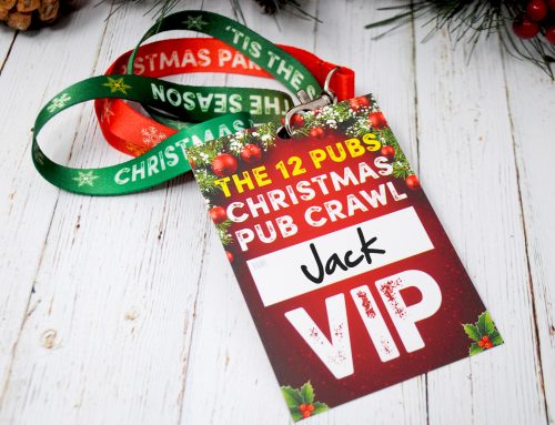 The 12 Pubs Christmas Pub Crawl List VIP Lanyards