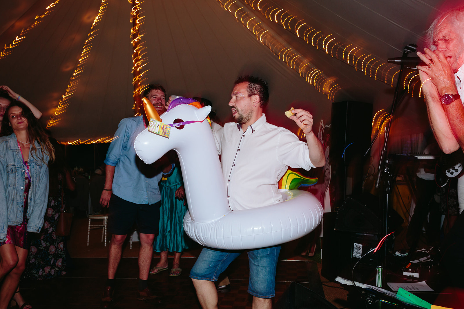 wedfest after party dancefloor unicorn