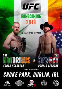 ufc notorious conor mcgregor Vs cowboy donald cerrone croke park dublin ireland