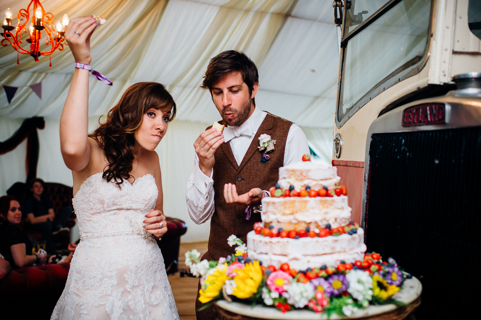 zoe chris festival wedding cake wristbands