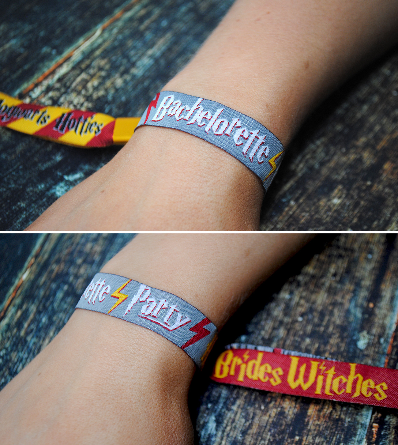 harry potter bachelorette party wristband favors