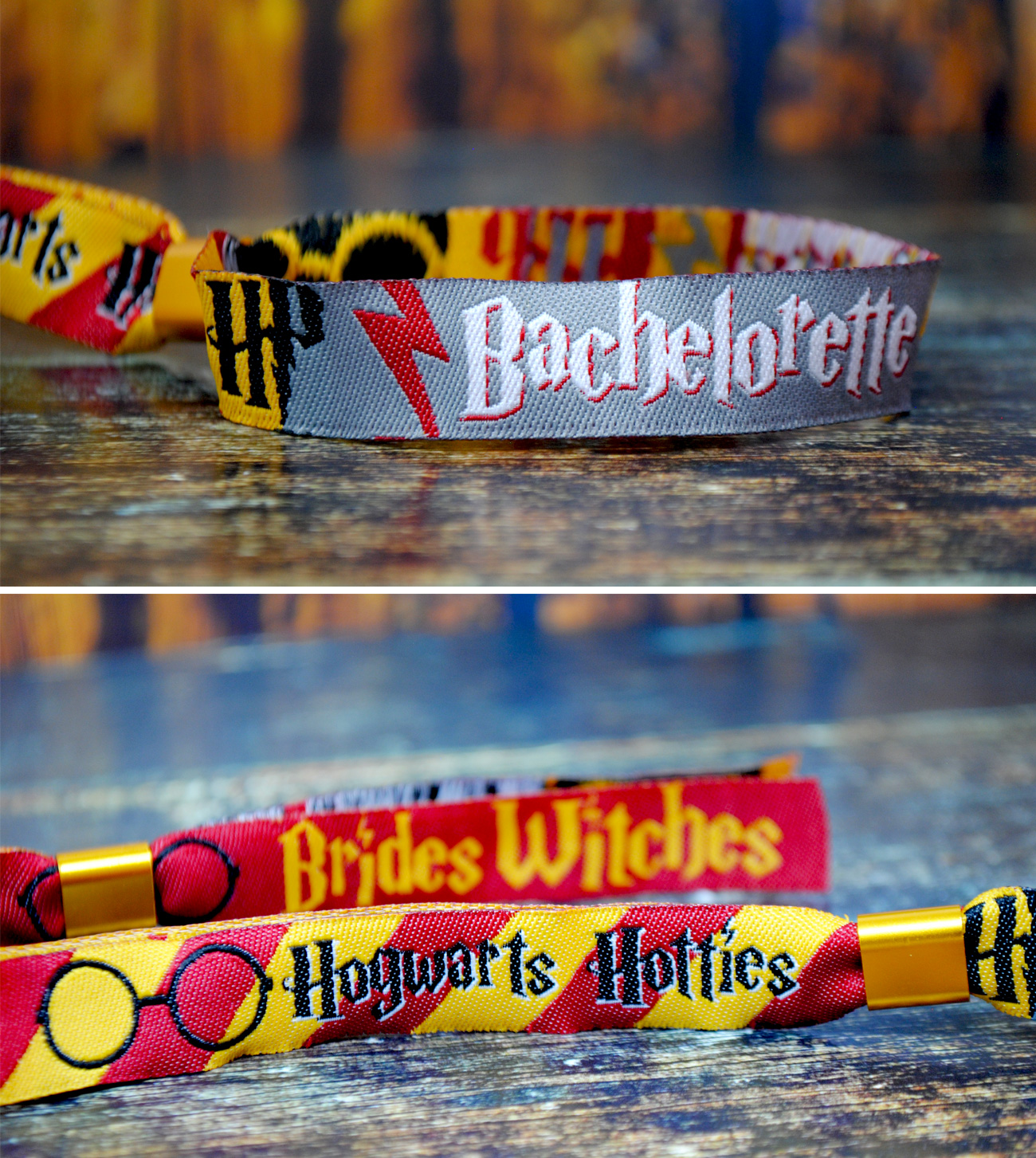 harry potter bachelorette party wristbands