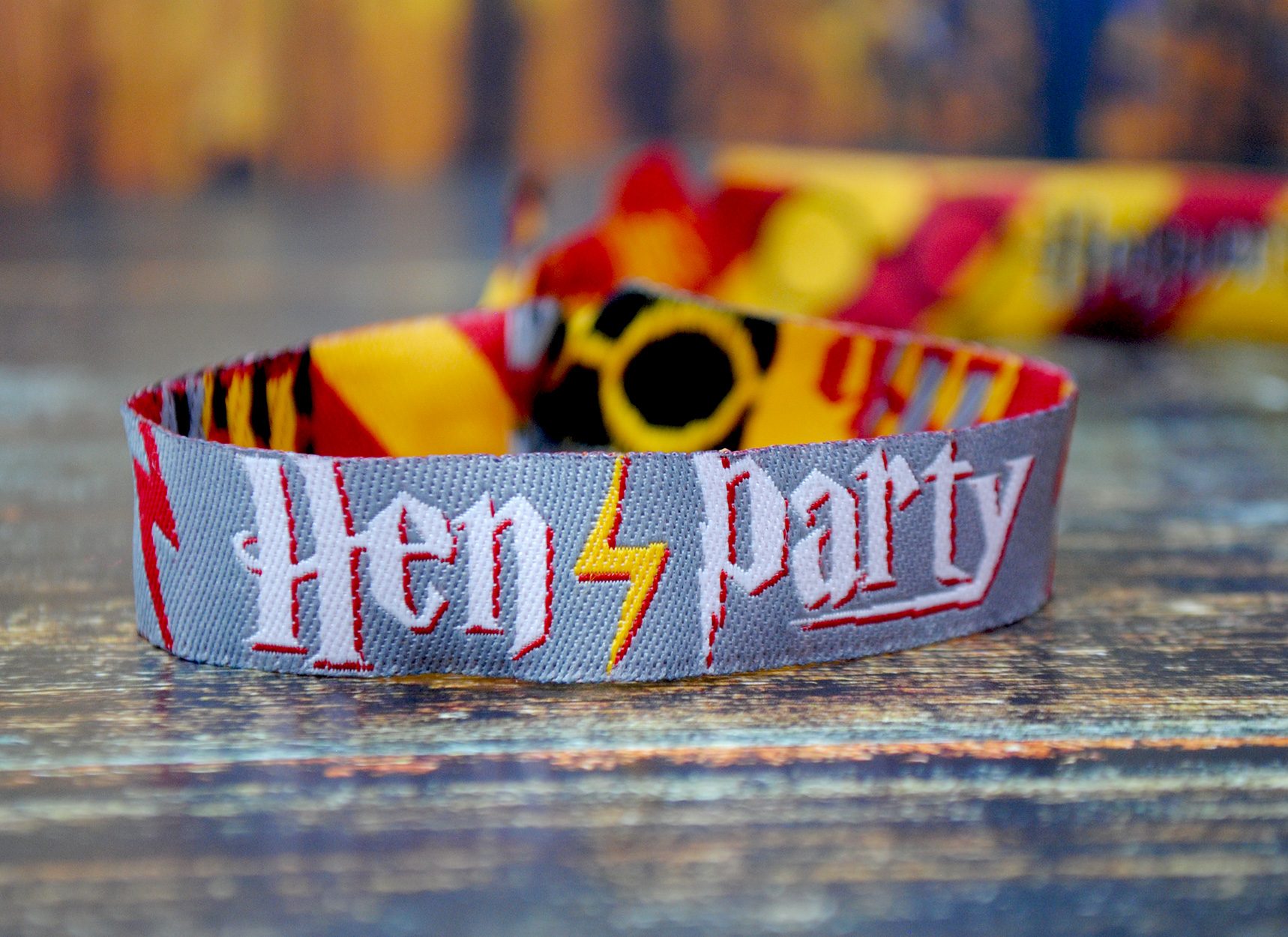 harry potter hen do party wristbands