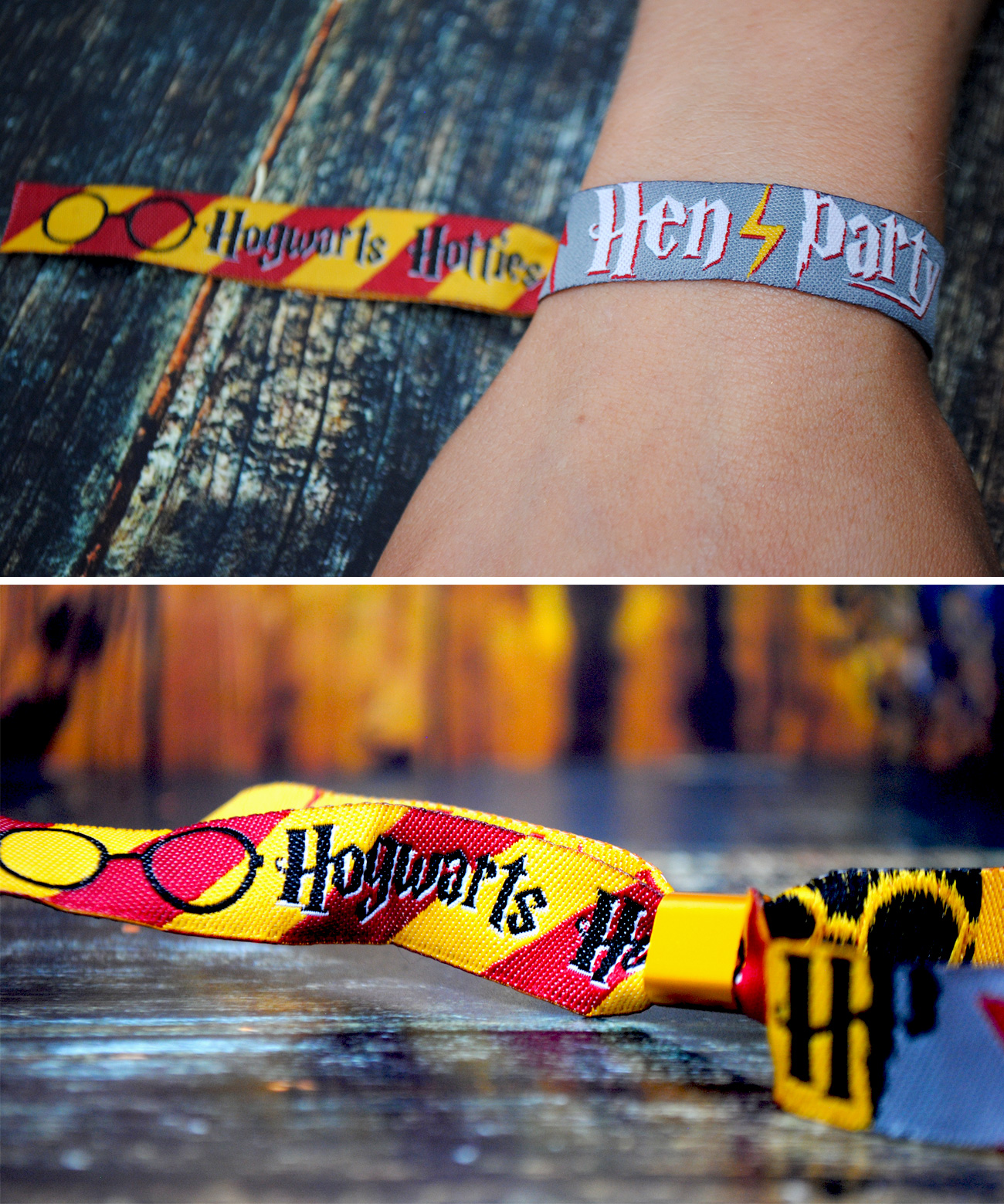 harry potter hen do wristbands