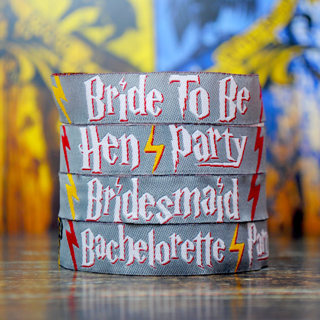 harry potter hen party themed wristbands