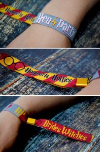 hen party wristband favours harry potter theme