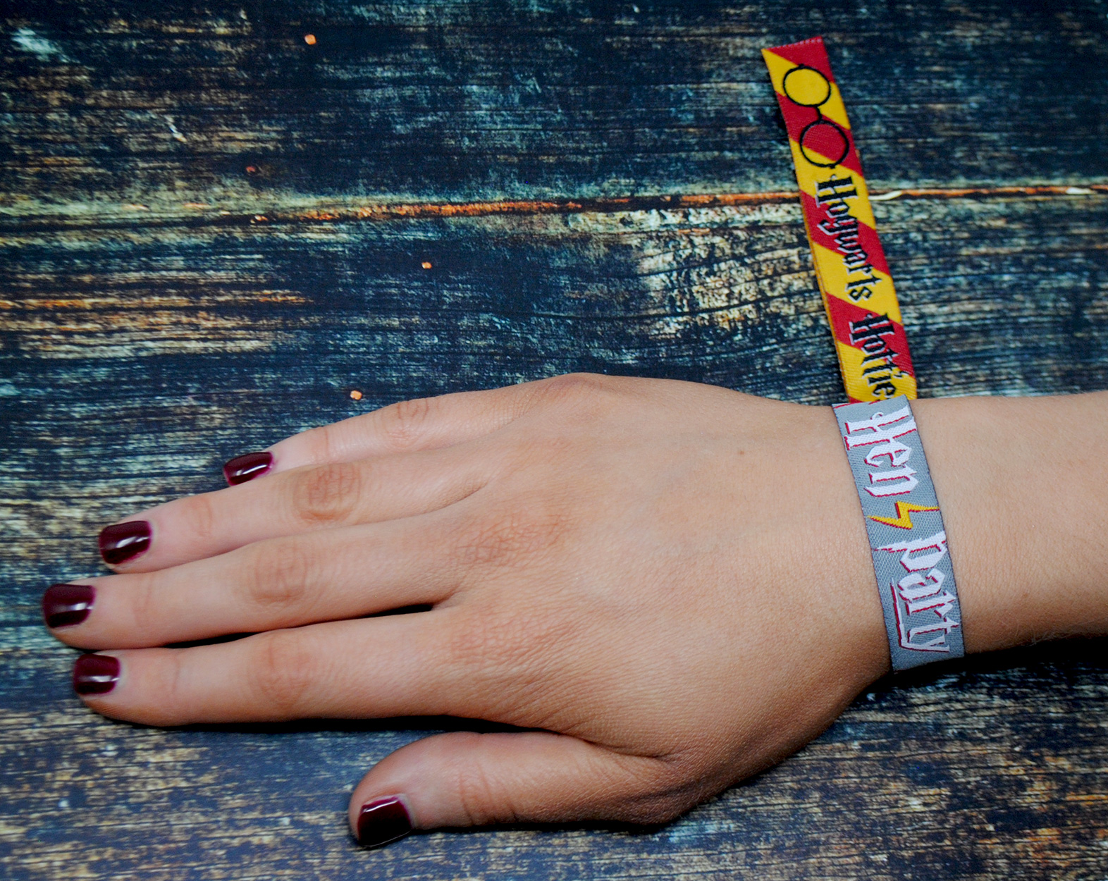 hen party wristbands harry potter theme