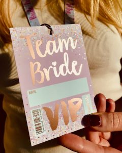 rose gold foil team bride tribe hen party favours accessories