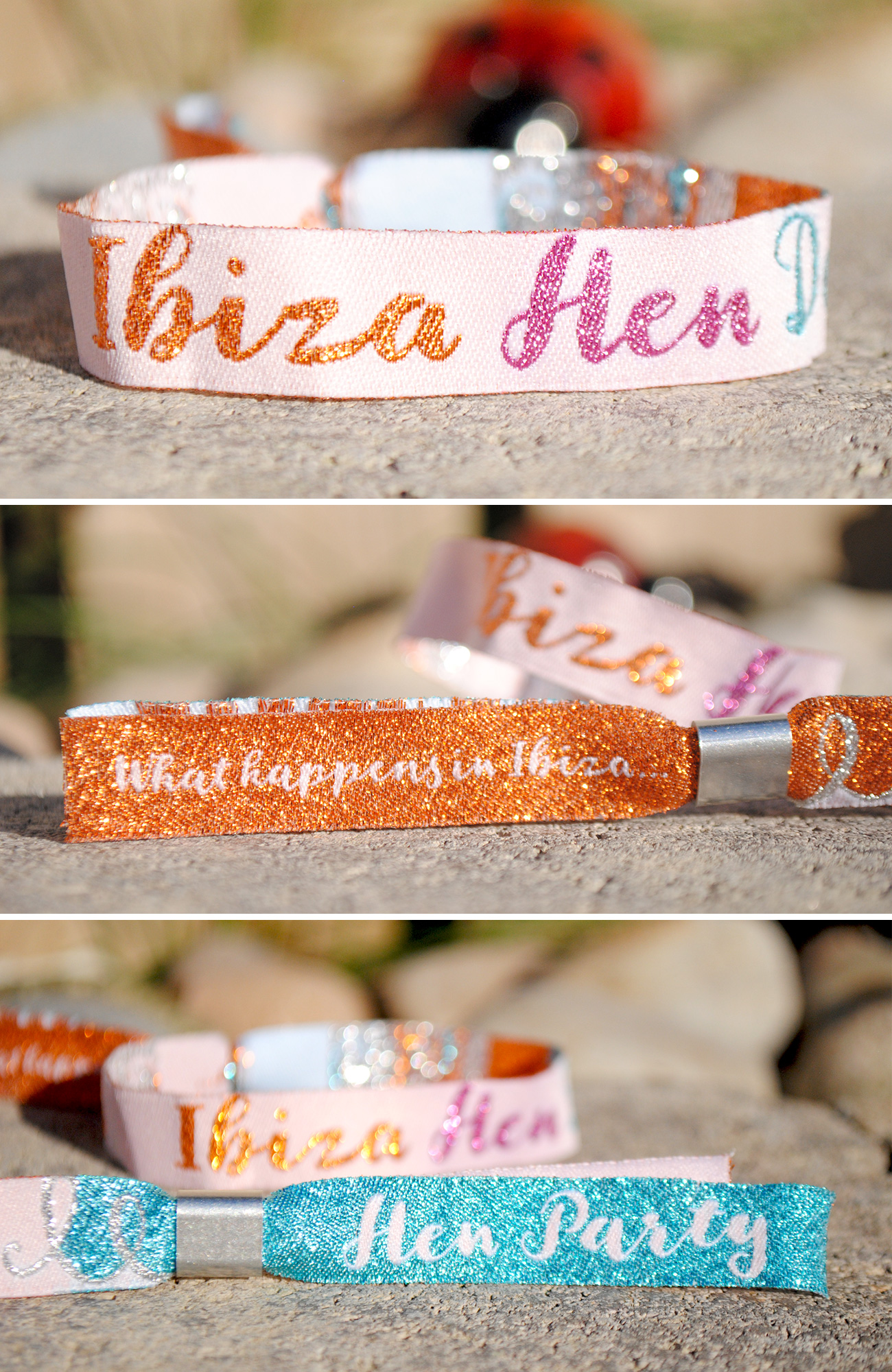ibiza hen party favours wristbands