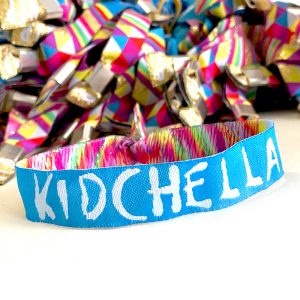 kidchella childrens party festival wristbands