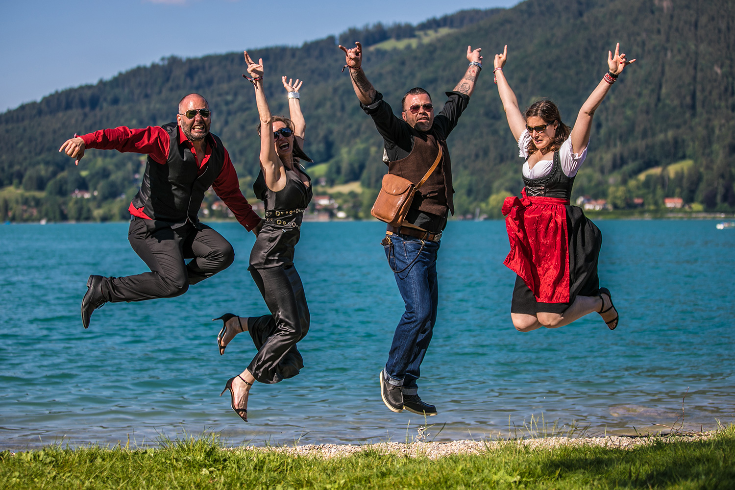 german rockers rock n roll wedding