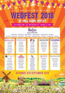 wedfest windmill teepee tipi festival wedding table plan