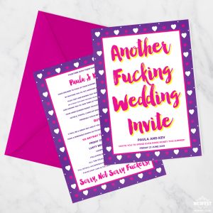 another fucking wedding invitation