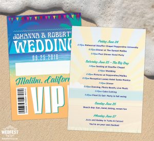 festival beach wedding california vip lanyards