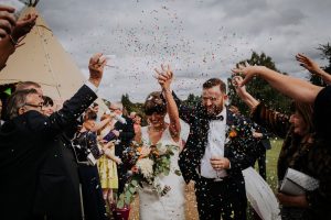 Paul & Adele Glastonbury Inspired Festival Wedding