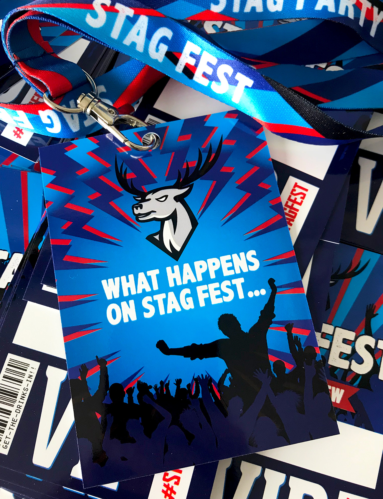 stag fest festival stag do party vip pass lanyards