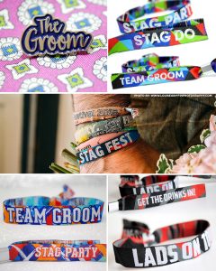 stag do party wristbands favours accessories