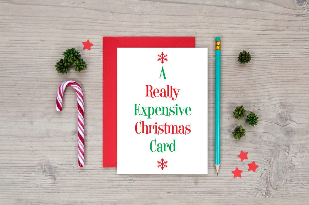 a really expensive christmas card funny xmas cards