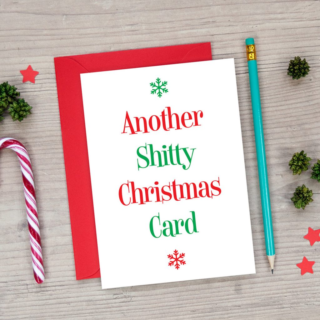another shitty christmas card funny rude