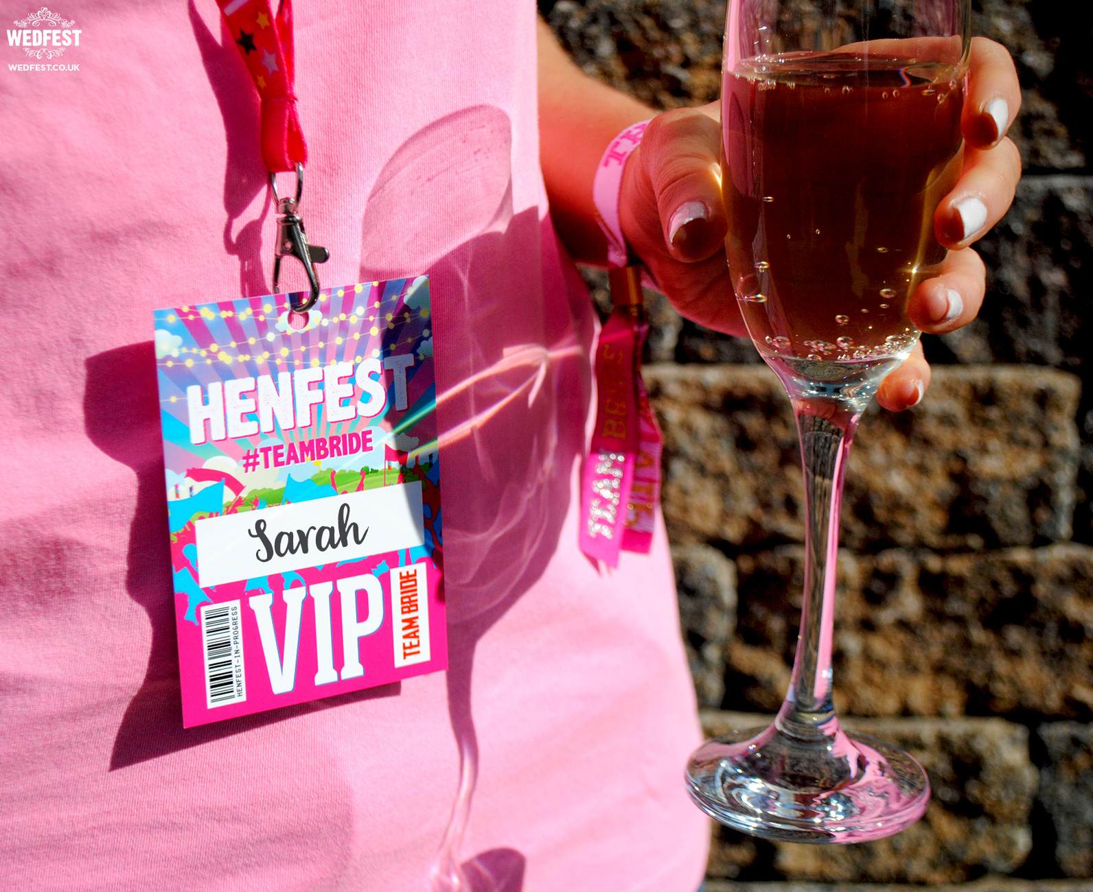 hen fest hen night vip pass lanyards