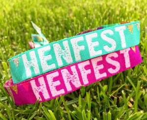 hen fest wristband bracelet armbands