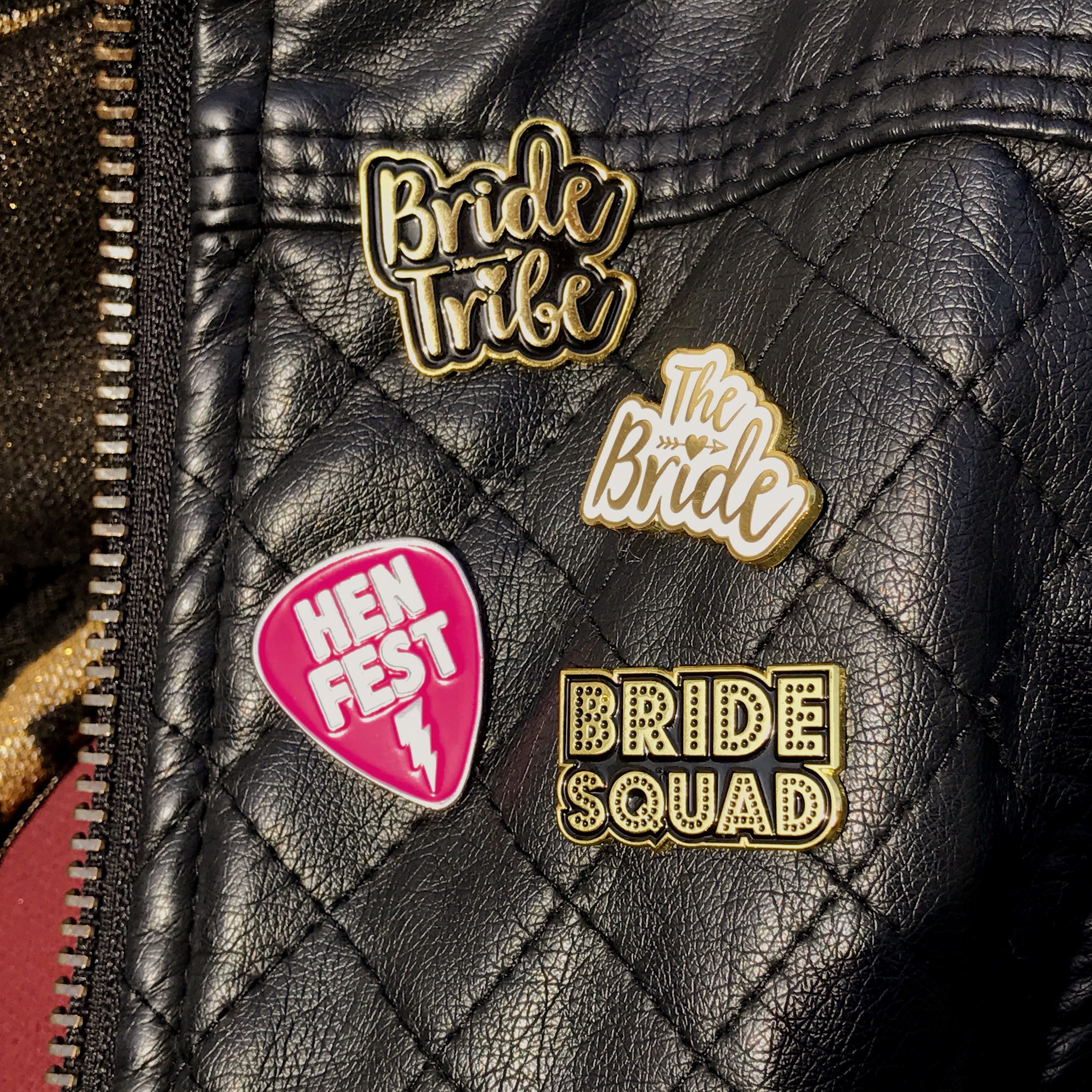 hen party enamel pin bagdes