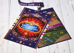 branded festival corporate promotional event lanyards