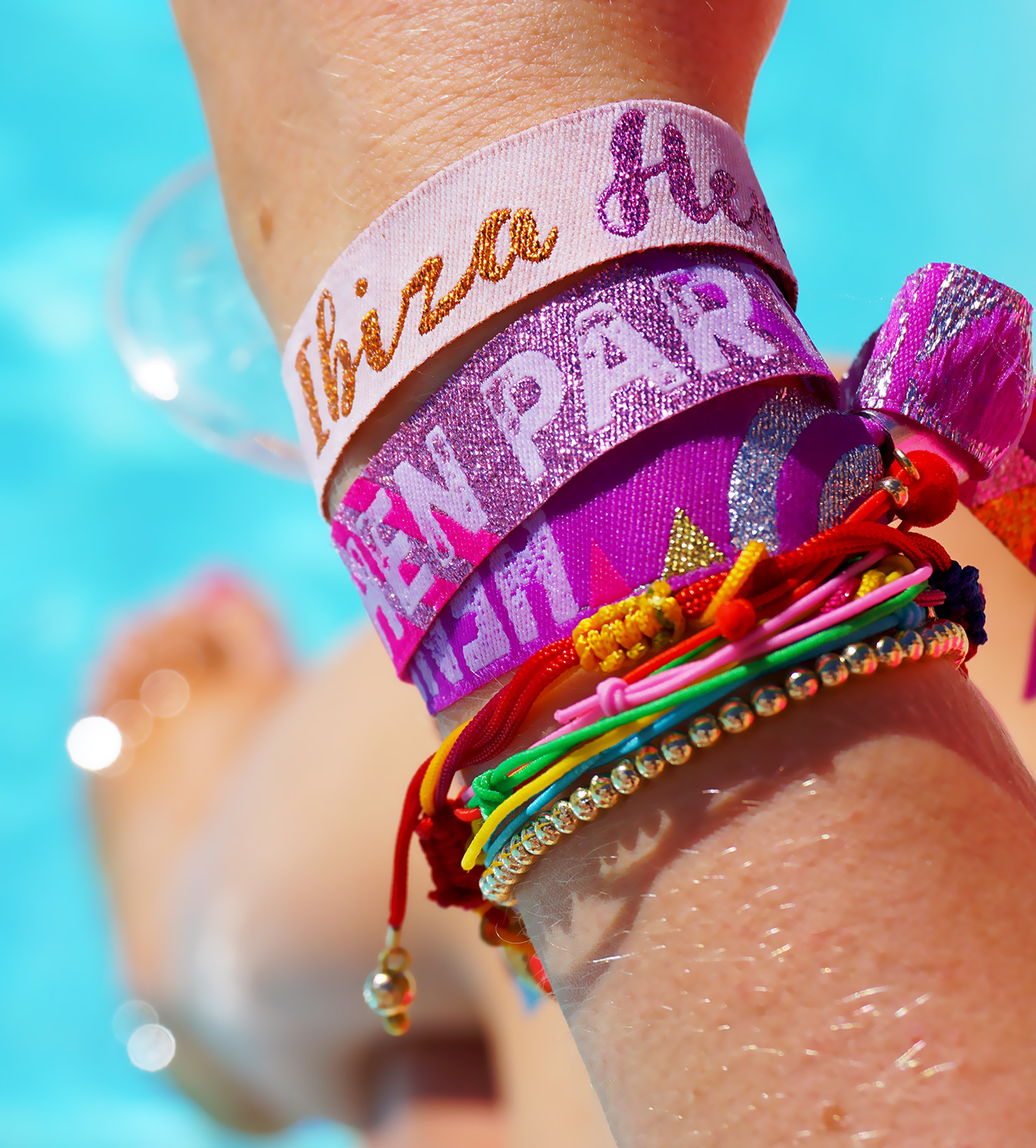 ibiza hen party festival wristbands