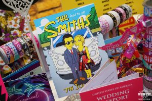 simpsons themed wedding invitations