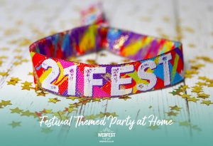 21FEST 21st birthday party festival at home wristbands
