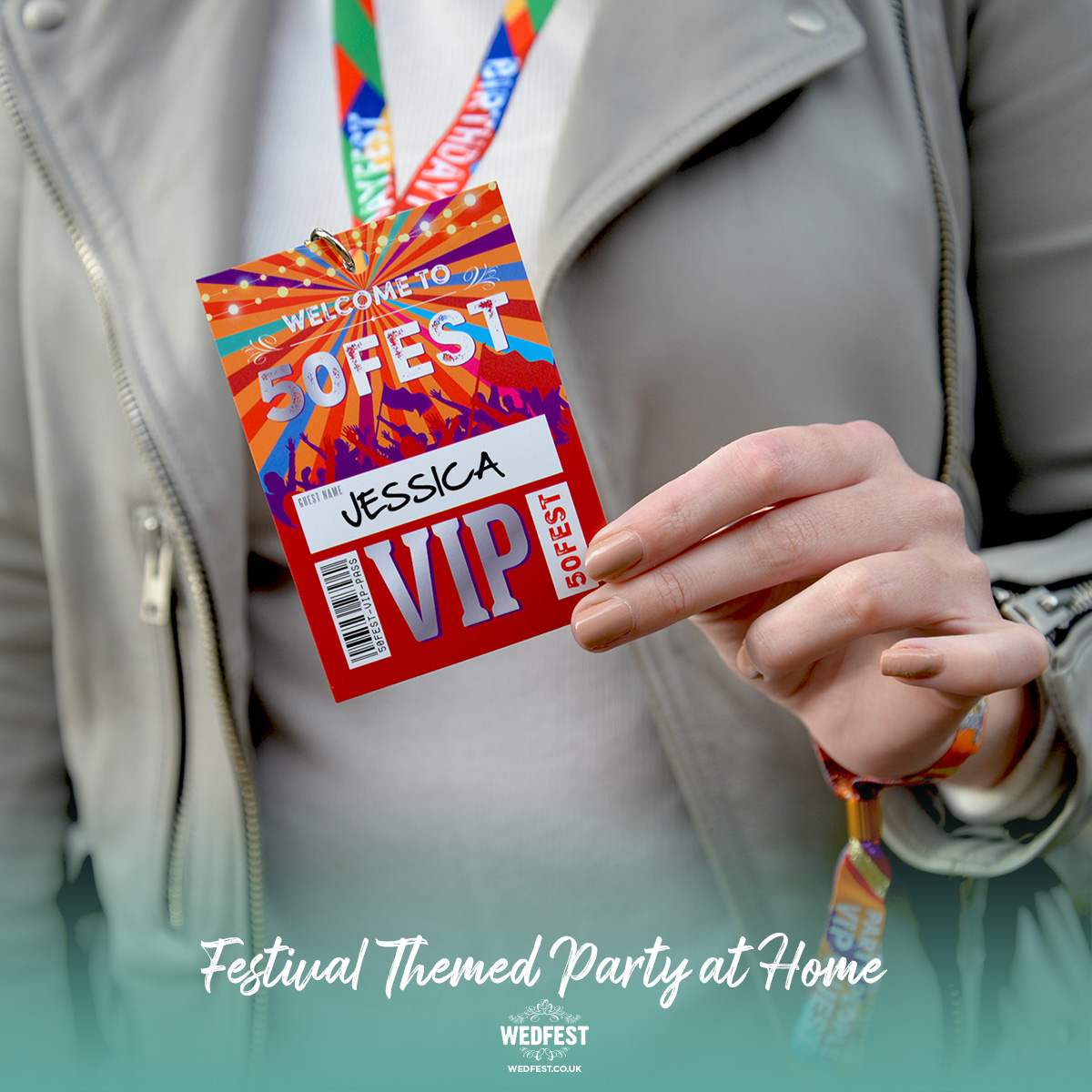 50fest 50th birthday festival party favours