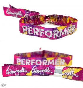 corporate festival performer wristbands