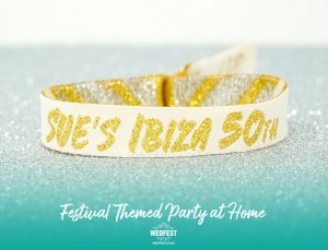 custom 50th birthday party ibiza festival wristbands