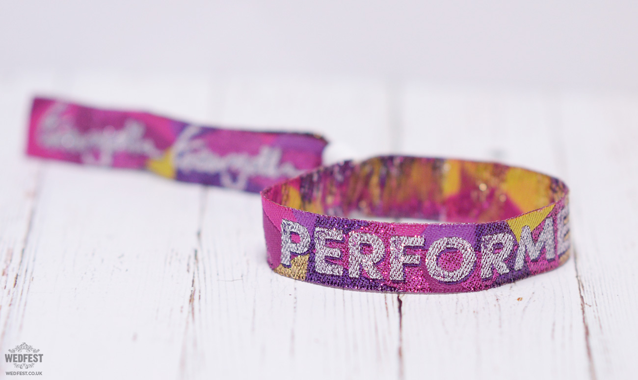 festival performer wristbands