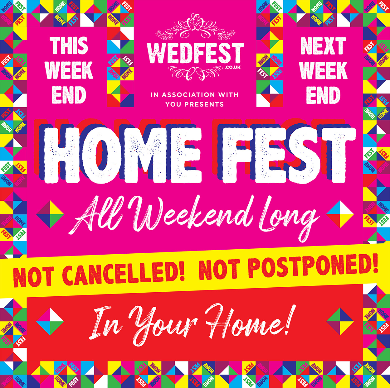 homefest festival stay at home festival party