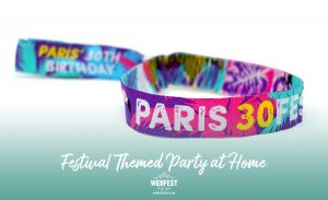 personalised customised birthday party festival wristbands