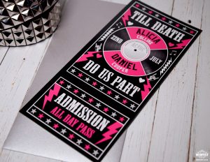 till death do us part wedding invitations