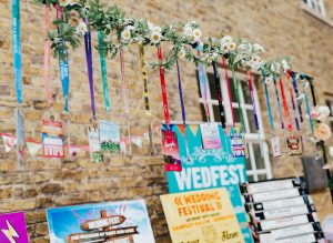 wedfest festival wedding lanyards rock n roll bride live