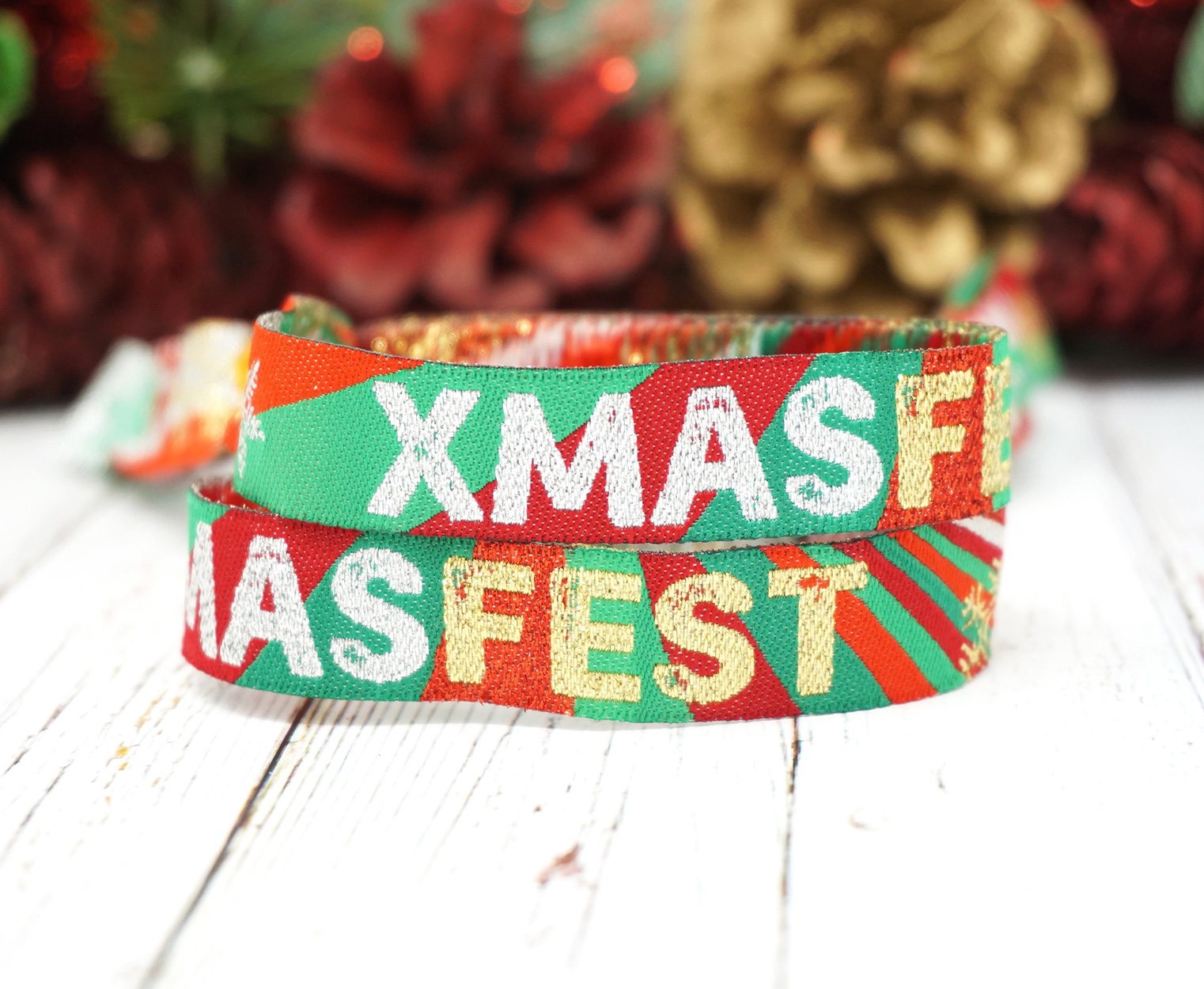 XMASFEST christmas party festival wristbands homefest