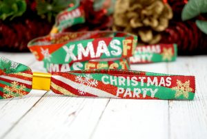 xmas fest festival theme christmas party wristbands