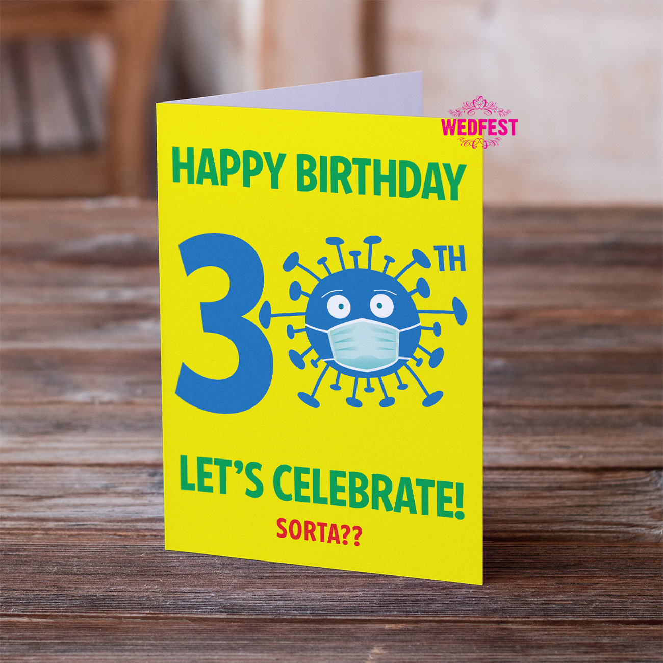 coronavirus covid lockdown 30th birthday cards